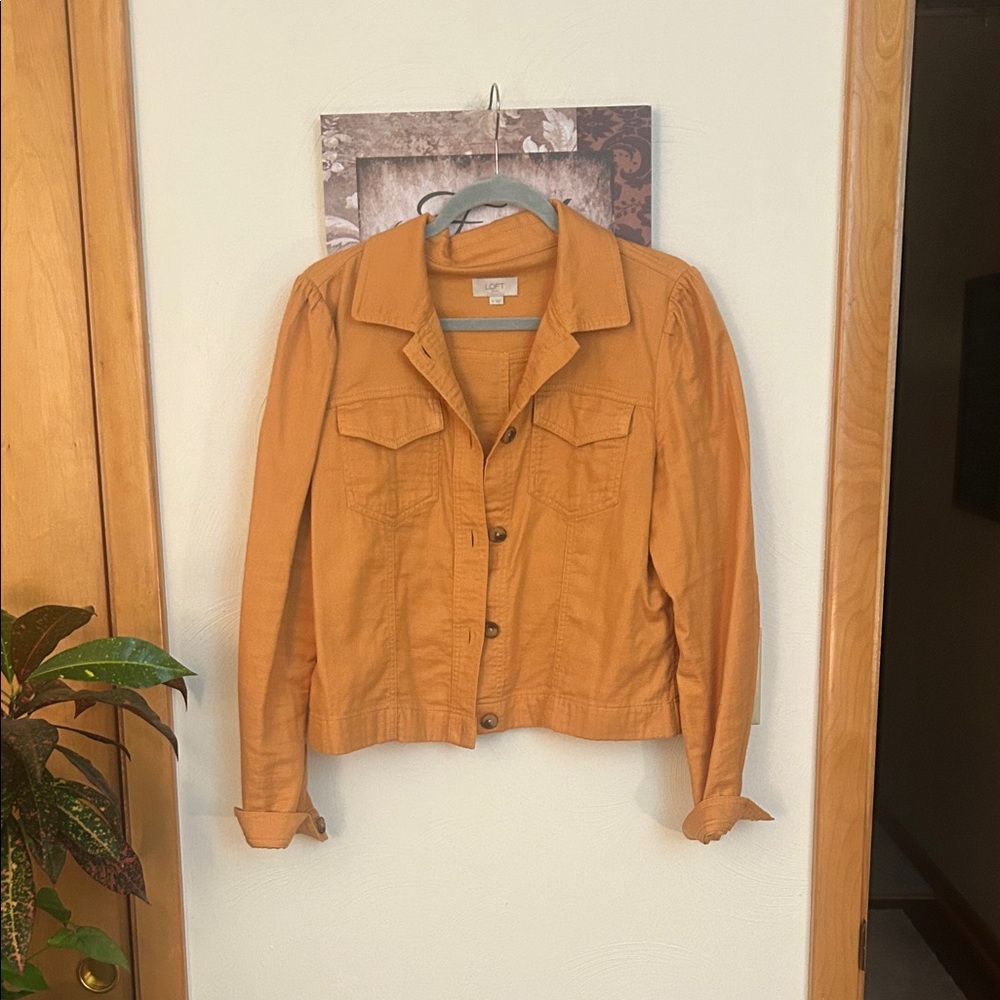 Loft outlet mustard yellow jacket
